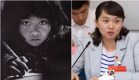 希望工程广告“大眼睛少女”，30年后当上二十大代表