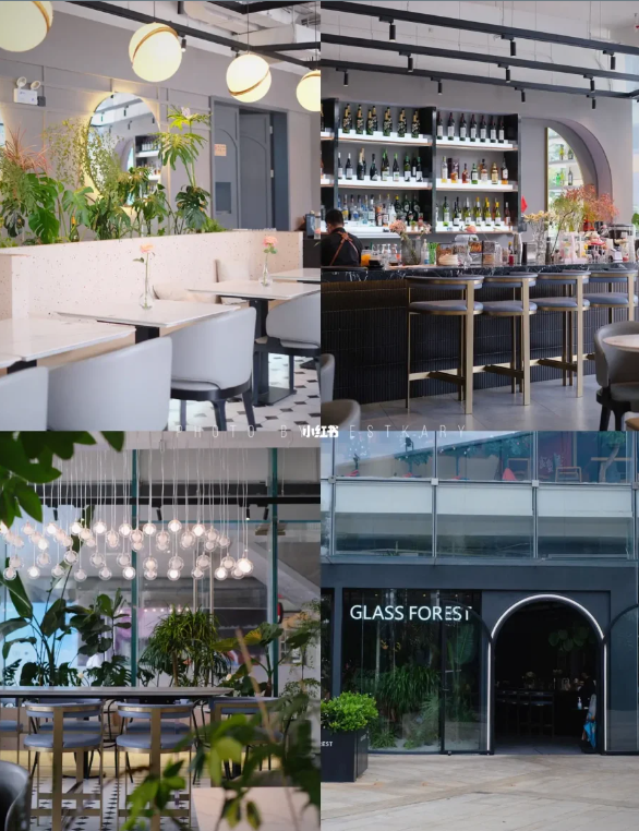 Glass Forest Brunch ．Cafe． Bar如其名是一家被大量花花草草包圍著的店，有大片落地玻璃透入陽光，環境舒適優美。   圖源：小紅書@bestkary
