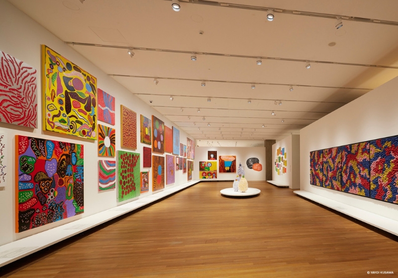 M+博物館正展出草間彌生展覽。（圖片來源：M+博物館）