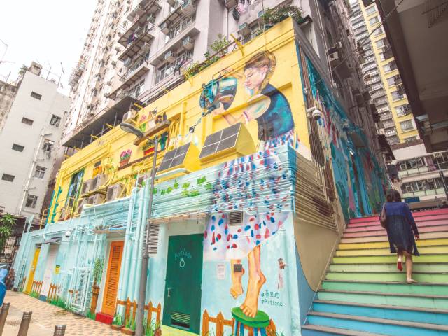 由不同藝術家繪畫。(圖片來源:香港旅遊發展局)