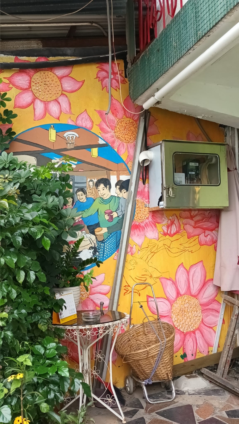 一系列漂亮壁畫(圖片來源:錦田壁畫村@FB)