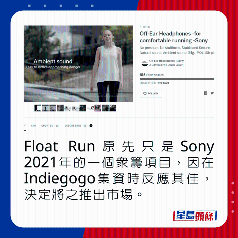Float Run原先只是Sony 2021年的一個眾籌項目,因在Indiegogo集資時反應其佳,決定將之推出市場。