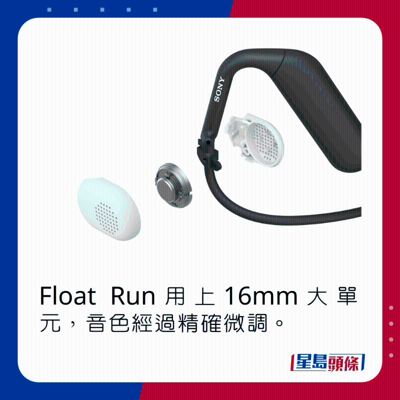 Float Run用上16mm大单元,音色经过精确微调。