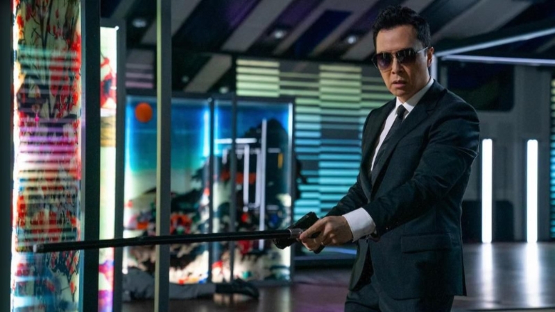 甄子丹在《John Wick 4》演盲人杀手。