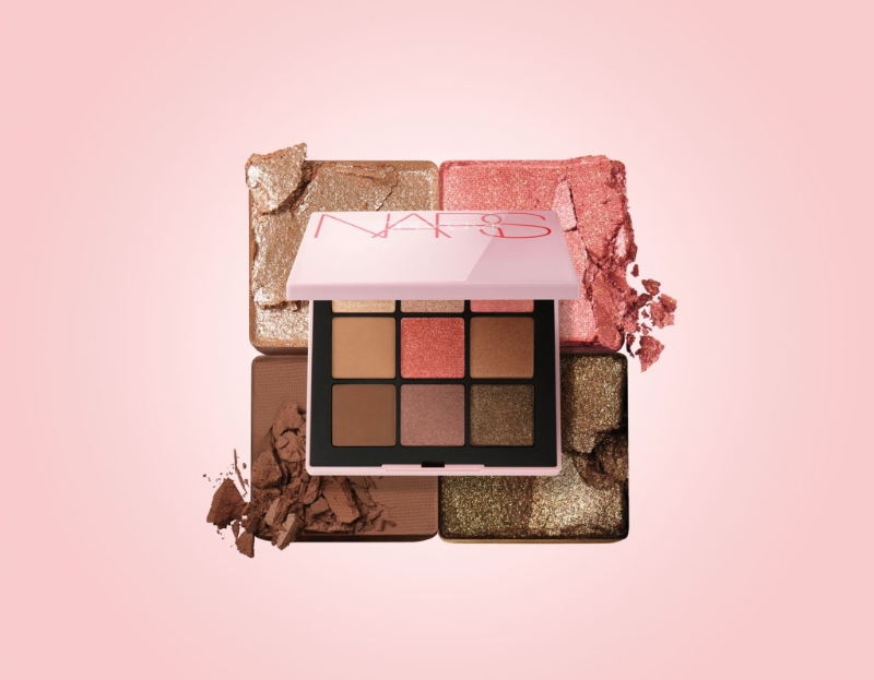 NARS Orgasm Rising眼影组合/$500,九种色调包罗标志性的金色珠光蜜桃粉红色调Orgasm,另配以一众暖色调,齐集雾面、绮面和闪烁质感。