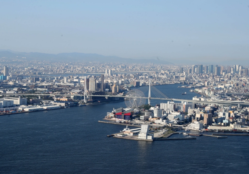 填海造陆所形成的人工岛屿，向关西国际机场所在地，不会包含在内。 新华社资料图