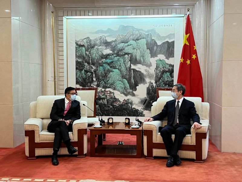 邓炳强拜访交通运输部