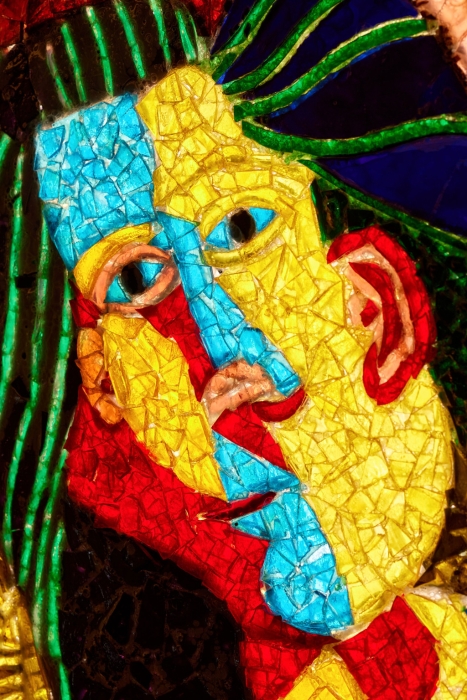 《坐着的女人》画中人面部细节 《坐着的女人》画中人面部细节