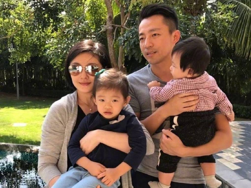 大S与汪小菲育有一子一女。 （图片来源：星岛日报）