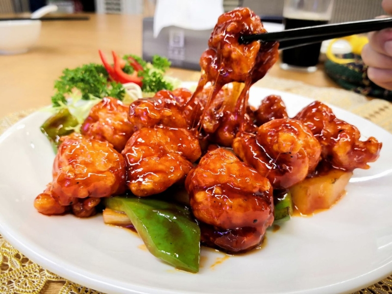 拔丝咕噜虾肉 拔丝咕噜虾肉