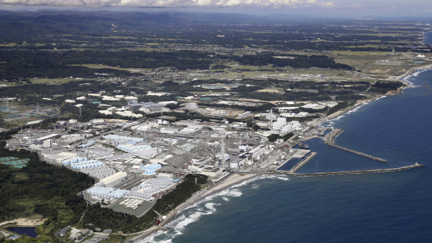 日本福岛核电厂24日中午排放核废水。 日本福岛核电厂24日中午排放核废水。