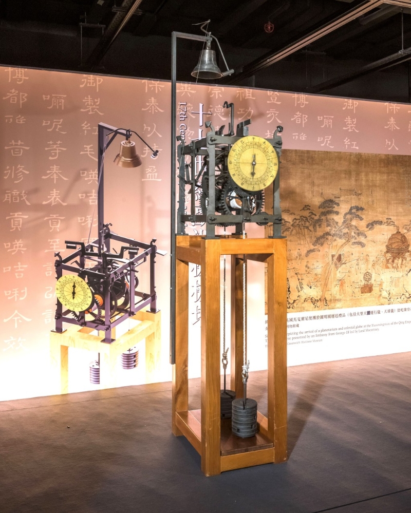 早期欧洲机械塔钟,17世纪初(1600–1650)复原模型制于2018年,由南台科技大学古机械研究中心复制。。 早期欧洲机械塔钟,17世纪初(1600–1650)复原模型制于2018年,由南台科技大学古机械研究中心复制。。