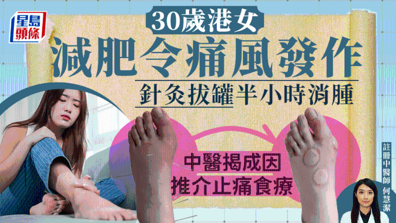港女减肥引发痛风,中医治疗30分钟消肿,揭4方法预防痛风 港女减肥引发痛风,中医治疗30分钟消肿,揭4方法预防痛风