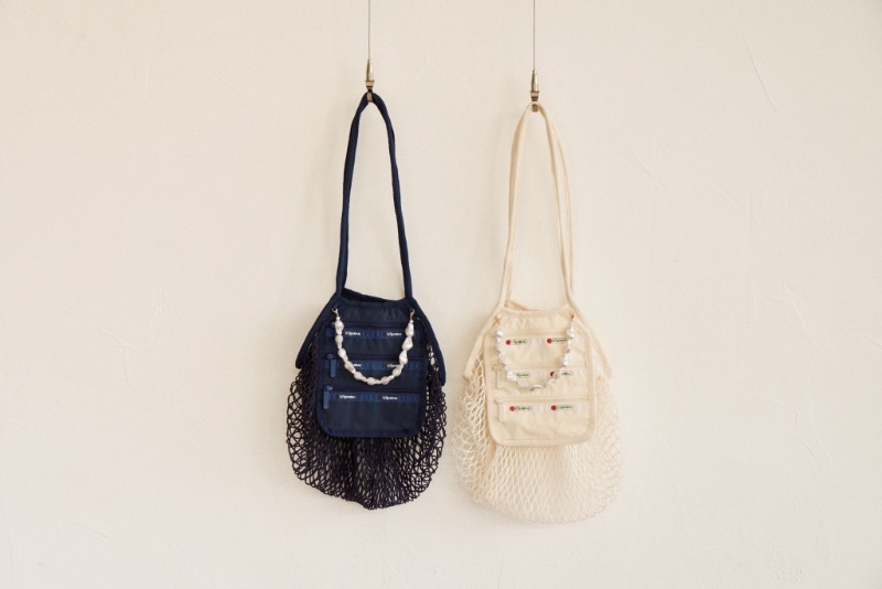Net Pearl网袋、$1,280至$1,480、LeSportsac。