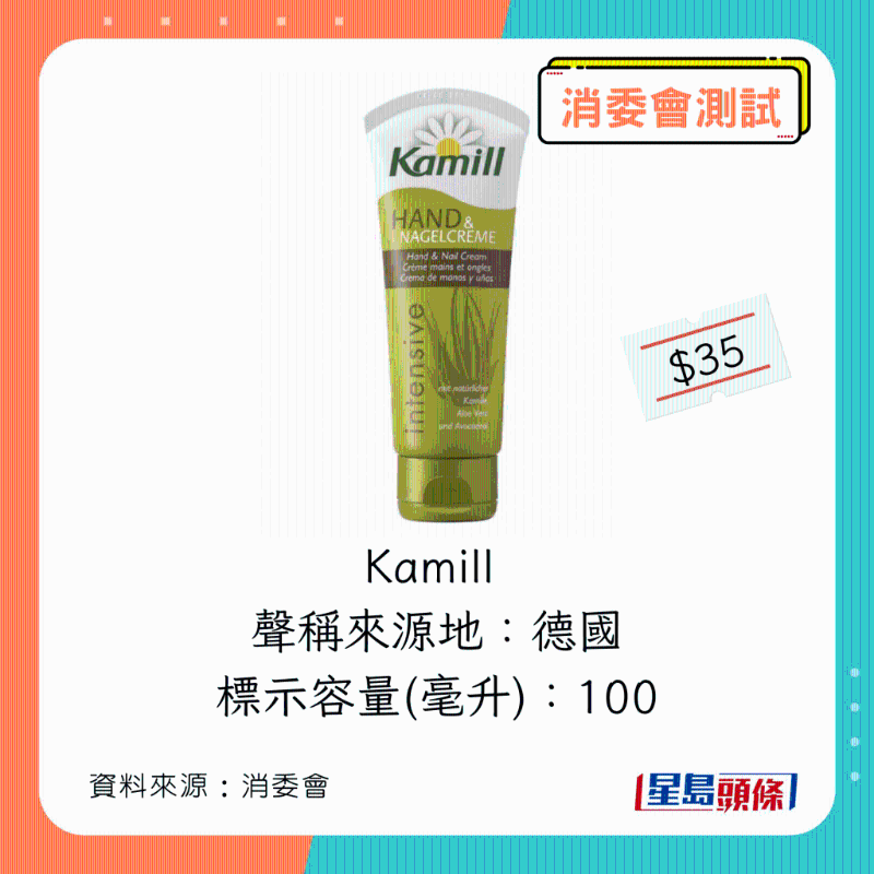 卡蜜儿Kamill 强效滋润护甲润手霜 卡蜜儿Kamill 强效滋润护甲润手霜