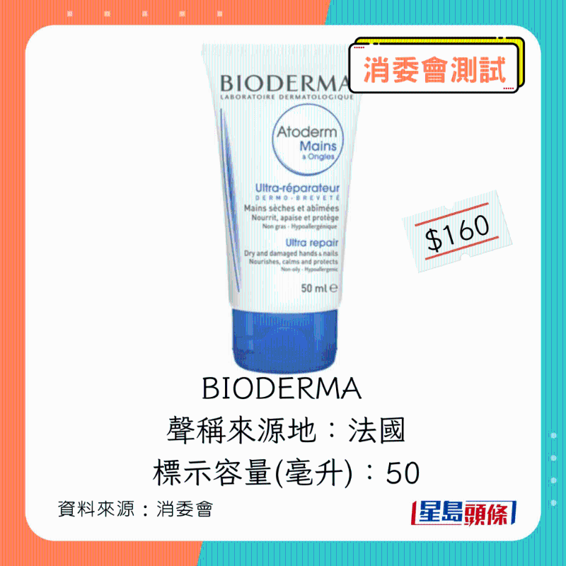BIODERMA Atoderm 柔润护手霜 BIODERMA Atoderm 柔润护手霜