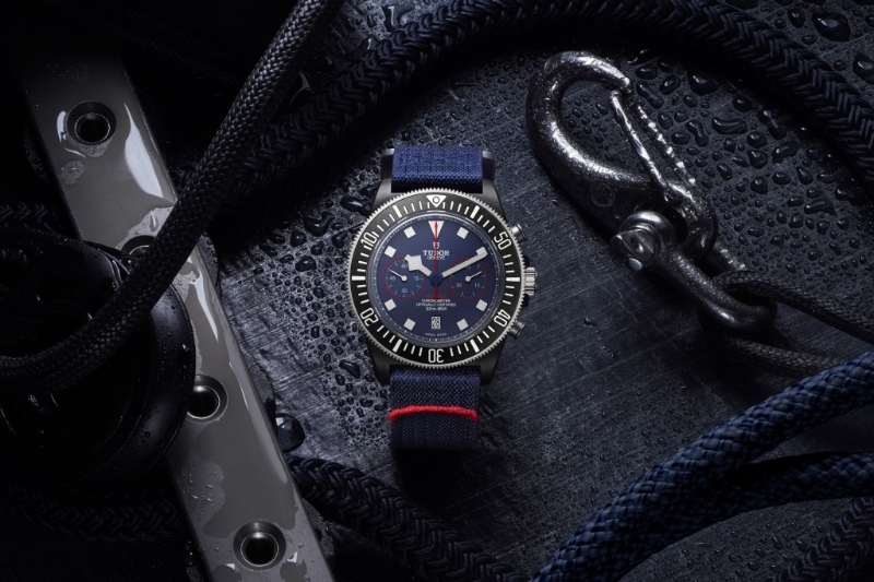 Tudor在Pelagos FXD Chrono所采用的夜光时刻是一整块有厚度的立体夜光块。 Tudor在Pelagos FXD Chrono所采用的夜光时刻是一整块有厚度的立体夜光块。