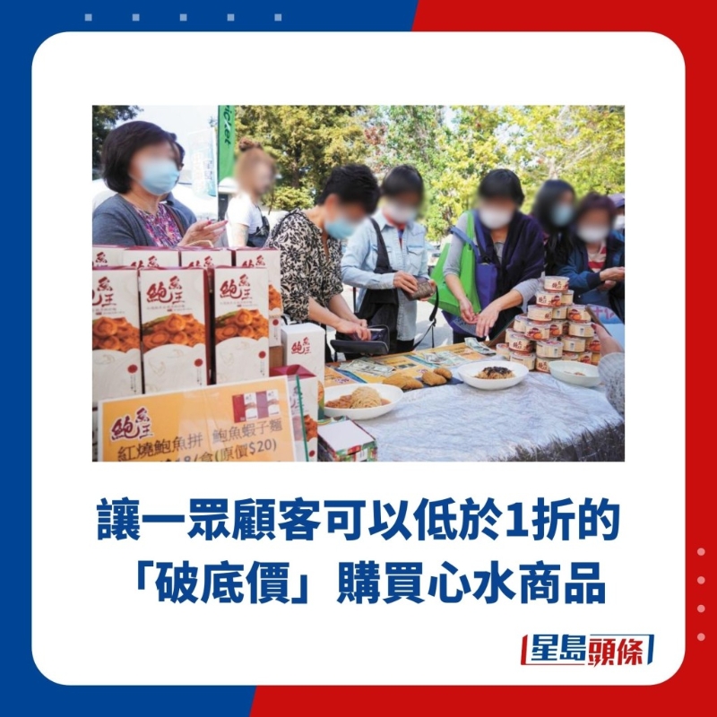 让一众顾客可以低于1折的“破底价”购买心水商品 让一众顾客可以低于1折的“破底价”购买心水商品