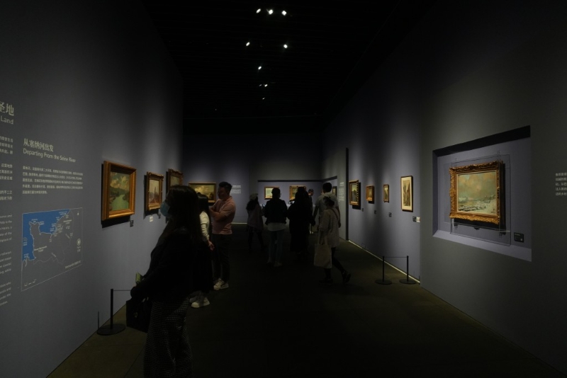 展出了现实主义、巴比松画派、印象派等不同风格画作。 展出了现实主义、巴比松画派、印象派等不同风格画作。