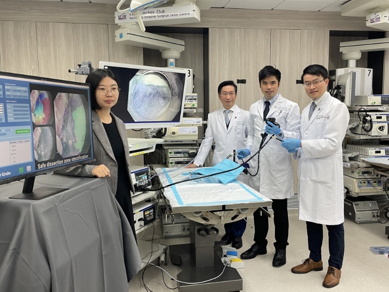 香港中文大学医学院最近就AI辅助内窥镜技术完成两项研究。 萧博禧摄 香港中文大学医学院最近就AI辅助内窥镜技术完成两项研究。 萧博禧摄