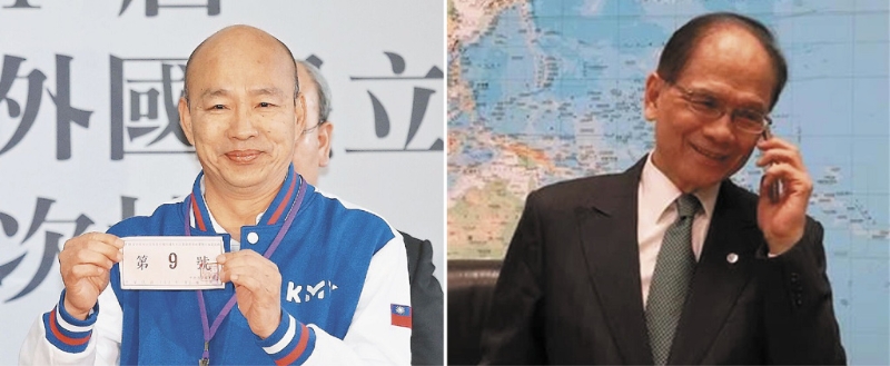 国民党不分区“立委”当选人韩国瑜(左图)、现任“立法院长”游锡堃(右图)是“立法院长”热门人选。(中时资料照) 国民党不分区“立委”当选人韩国瑜(左图)、现任“立法院长”游锡堃(右图)是“立法院长”热门人选。(中时资料照)
