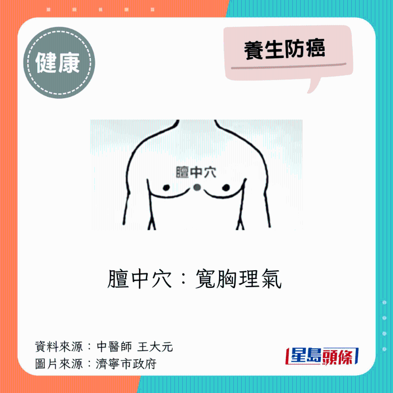 膻中穴 膻中穴