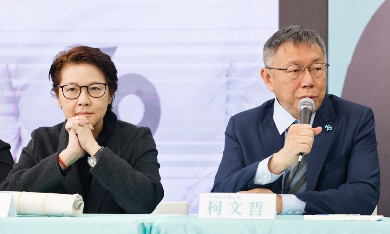 柯文哲(右)让黄珊珊(左)选“立法院长” 柯文哲(右)让黄珊珊(左)选“立法院长”