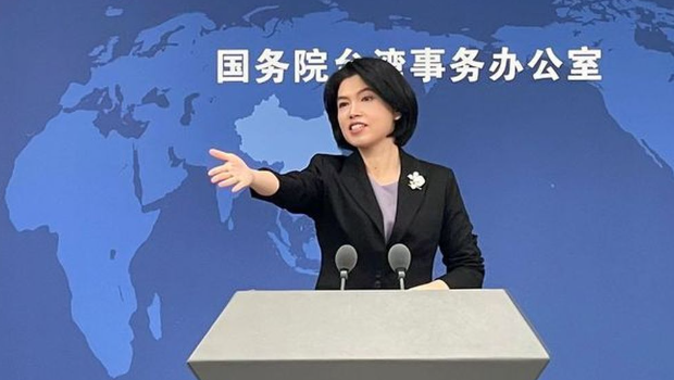 国台办发言人朱凤莲。 国台办发言人朱凤莲。