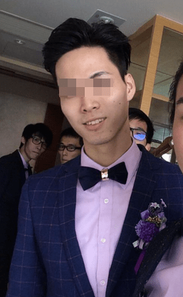 陈男上月被由香港到台湾。