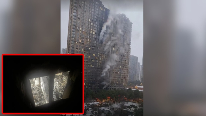 南京民宅15死大火,内部灾场可见有大量电动车残骸。红星新闻 南京民宅15死大火,内部灾场可见有大量电动车残骸。红星新闻