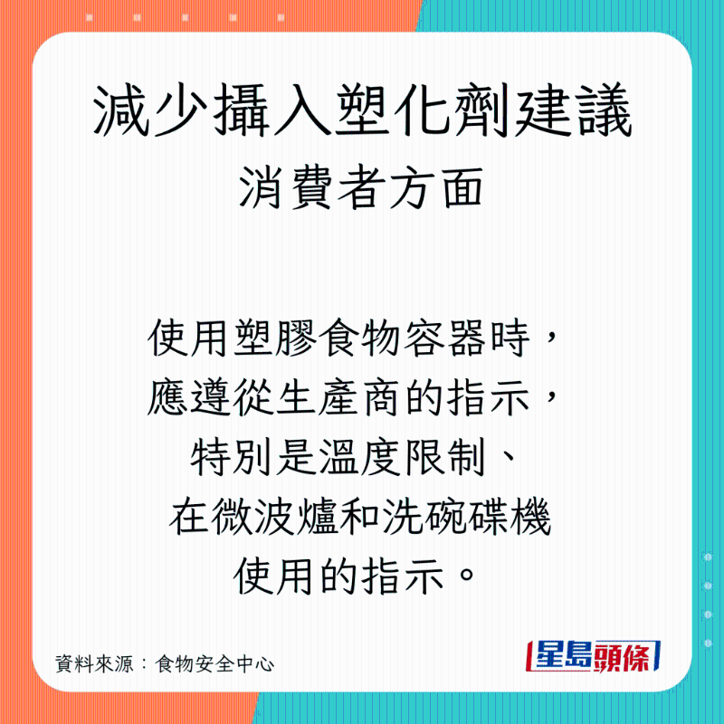 小心使用塑胶食物容器 小心使用塑胶食物容器
