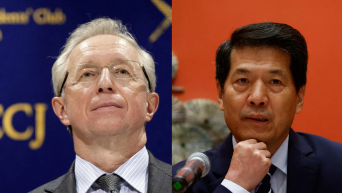 李辉(右)与俄国副外长会面 李辉(右)与俄国副外长会面