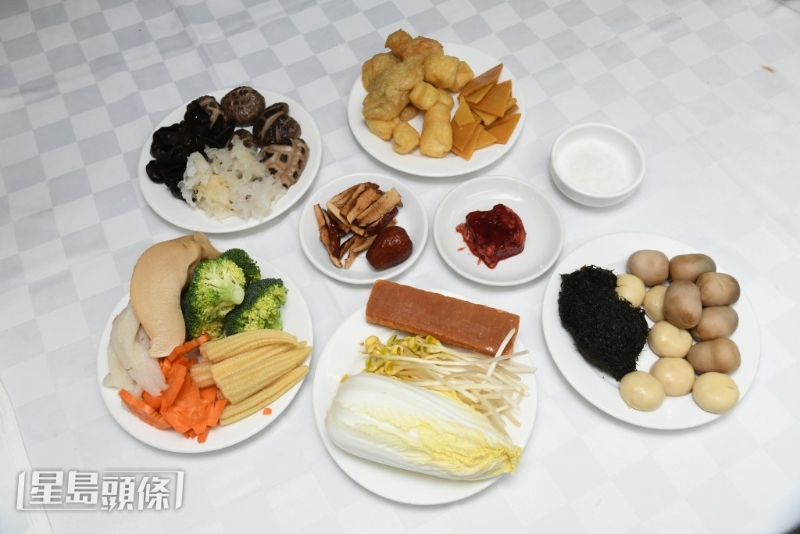 焖斋材料包罗多种蔬菜 焖斋材料包罗多种蔬菜