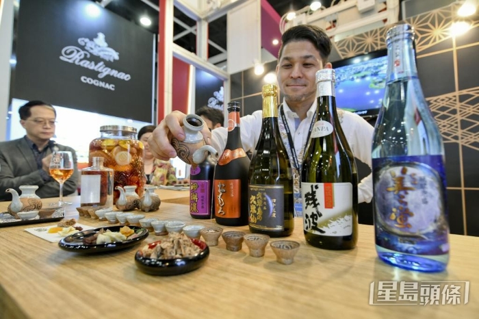 不少日本酒商在港参展