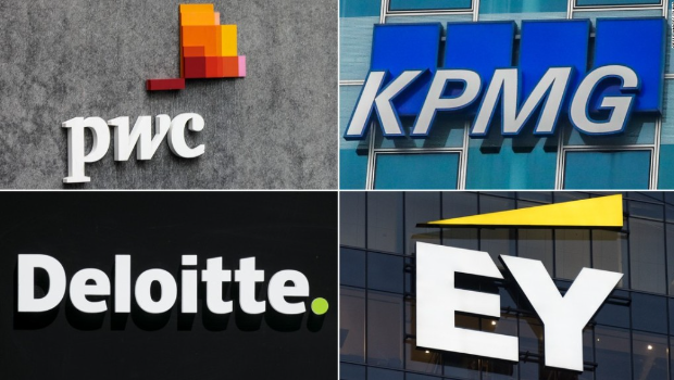 Big 4即罗兵咸永道（PwC）、毕马威（KPMG）、安永（EY）及德勤（Deloitte）。 这四大会计师行经常被指工时长，造成员工压力大。