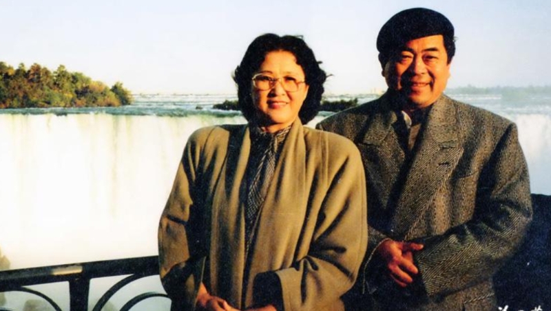 范曾与张桂云合照 范曾与张桂云合照