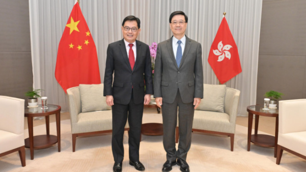 李家超会见新加坡副总理 李家超会见新加坡副总理