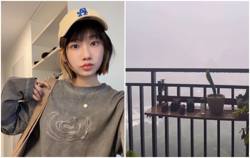 网红拍下暴雨街景 网红拍下暴雨街景