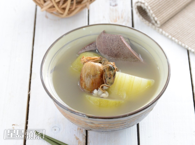 节瓜淡菜猪横脷汤 节瓜淡菜猪横脷汤