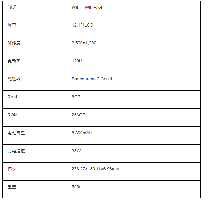 HONOR Pad 9规格