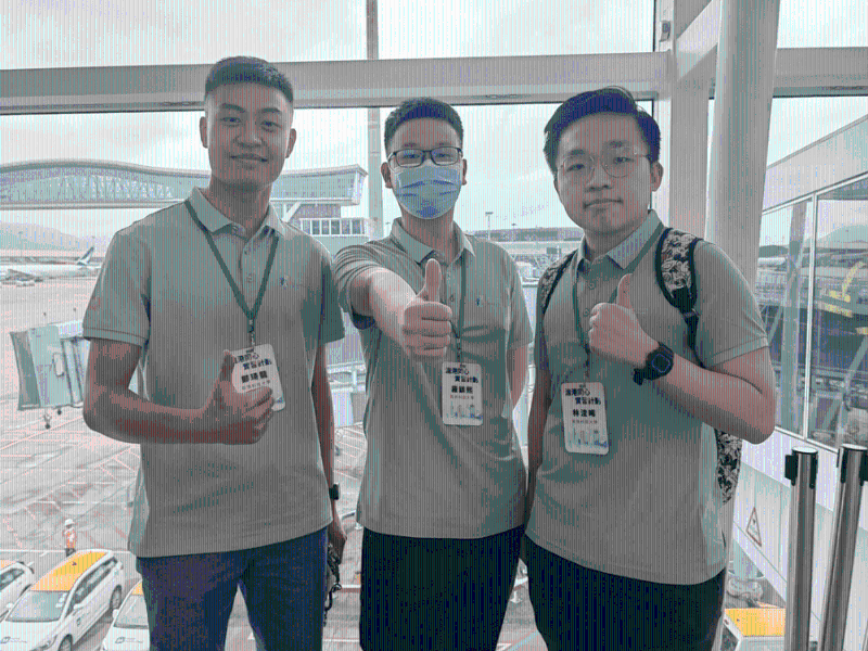 将赴上海实习的香港学生。 将赴上海实习的香港学生。