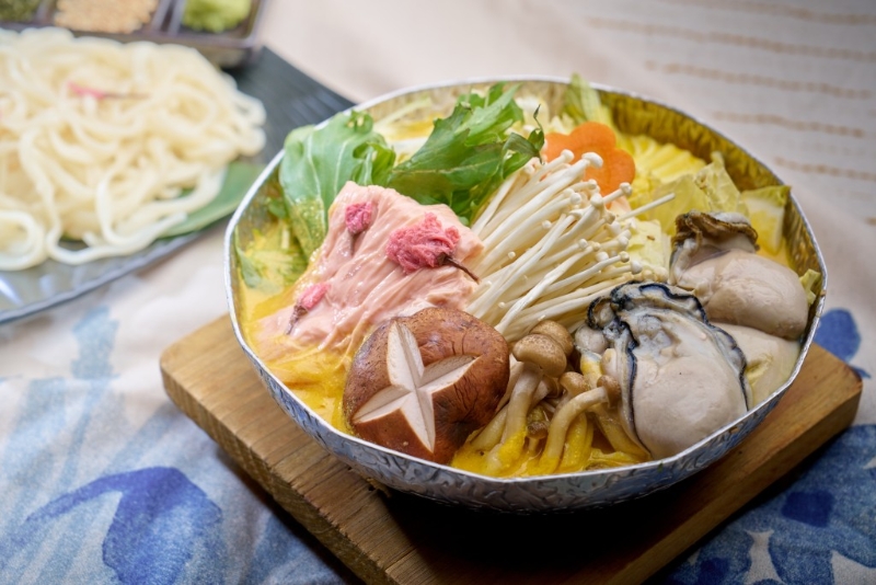究极春野菜广岛蚝海胆汤锅 $358 究极春野菜广岛蚝海胆汤锅 $358