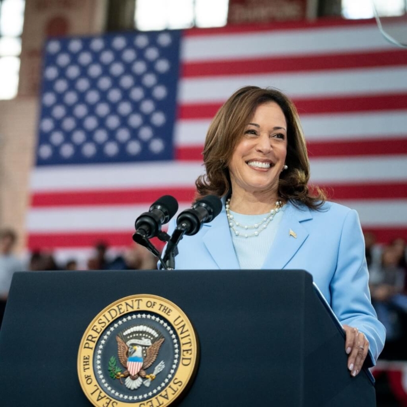 美国副总统哈里斯(Kamala Harris)。 美国副总统哈里斯(Kamala Harris)。