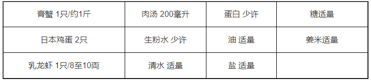珊瑚嫩蛋乳龙虾材料 珊瑚嫩蛋乳龙虾材料