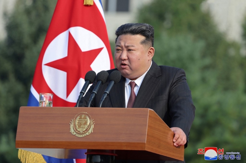 金正恩表明,朝鲜将加强迈向核武强国的步伐。 金正恩表明,朝鲜将加强迈向核武强国的步伐。