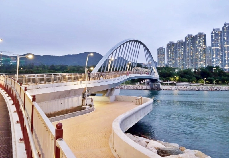 将军澳海滨南桥空地。 将军澳海滨南桥空地。