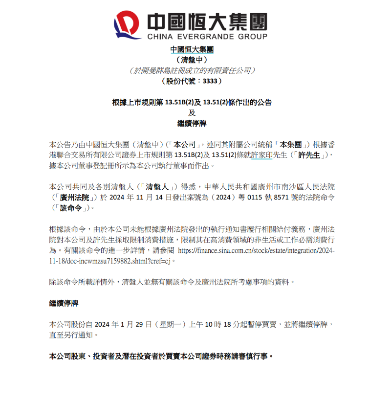 中国恒大