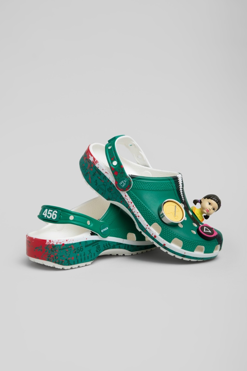 CROCS 联乘《鱿鱼游戏》型格鞋款 CROCS 联乘《鱿鱼游戏》型格鞋款