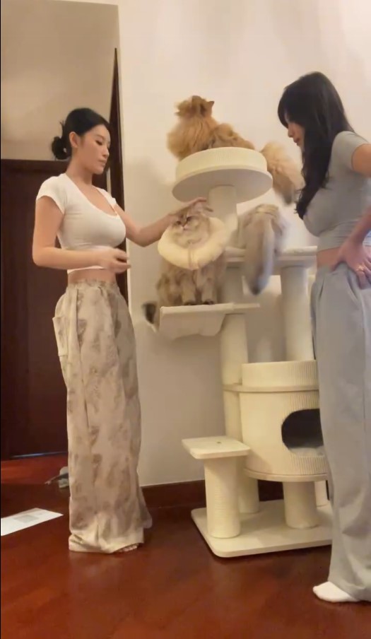郭珮文跟她的靓女好友身材Fit爆。 郭珮文跟她的靓女好友身材Fit爆。