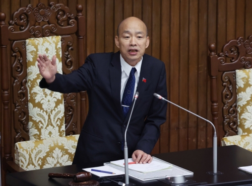 “立法院长”韩国瑜。中时资料照 “立法院长”韩国瑜。中时资料照